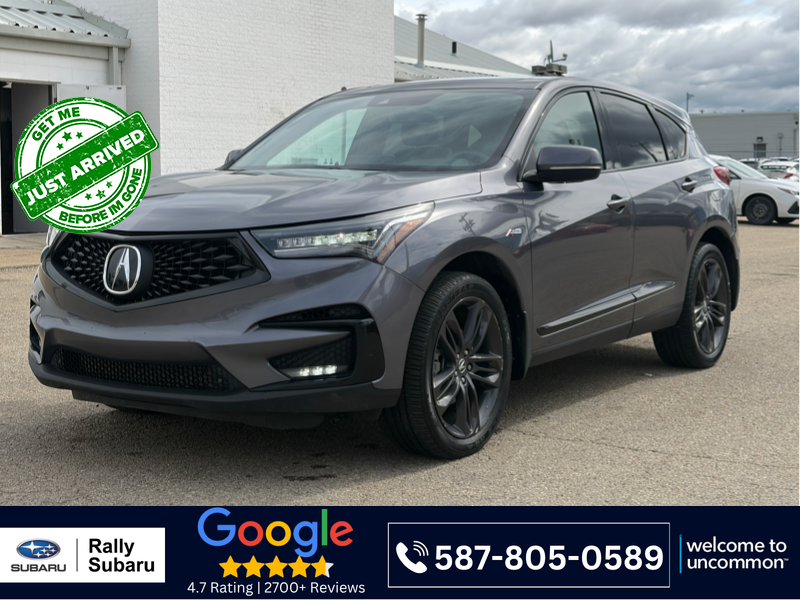 Gray 2021 Acura RDX SH-AWD with A-Spec Package SUV / Crossover All-Wheel Drive Automatic
