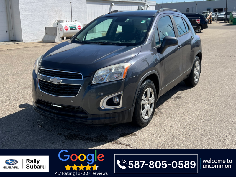 Gray 2014 Chevrolet Trax SUV / Crossover Manual