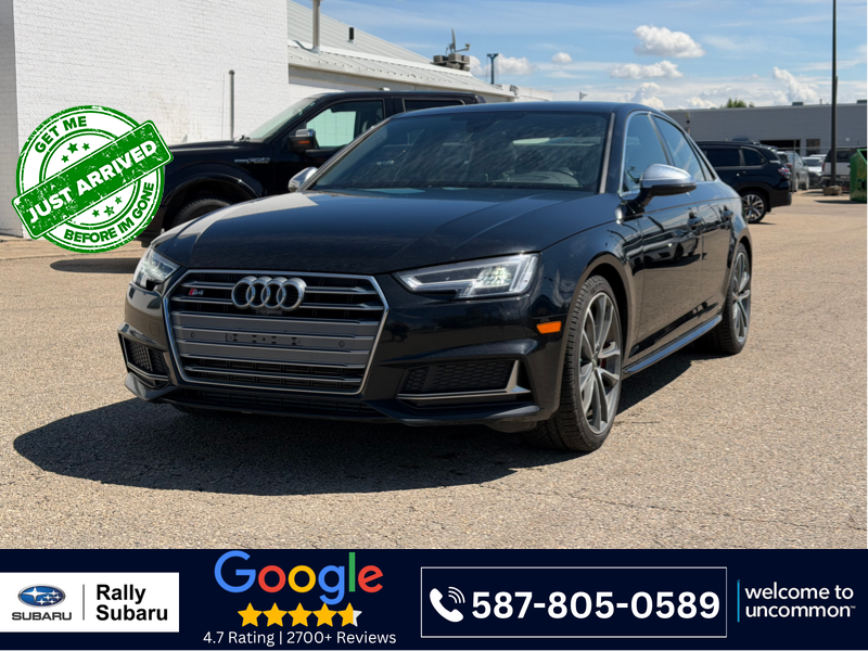 Brilliant Black 2018 Audi S4 Sedan Automatic