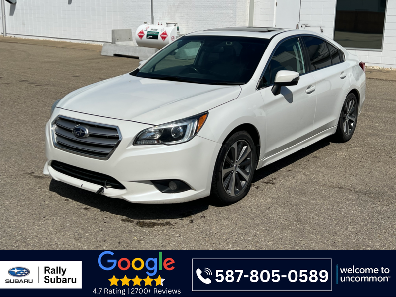 White 2016 Subaru Legacy Sedan All-Wheel Drive Automatic