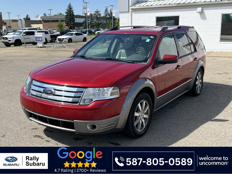 Red 2009 Ford Taurus X SUV / Crossover All-Wheel Drive Automatic