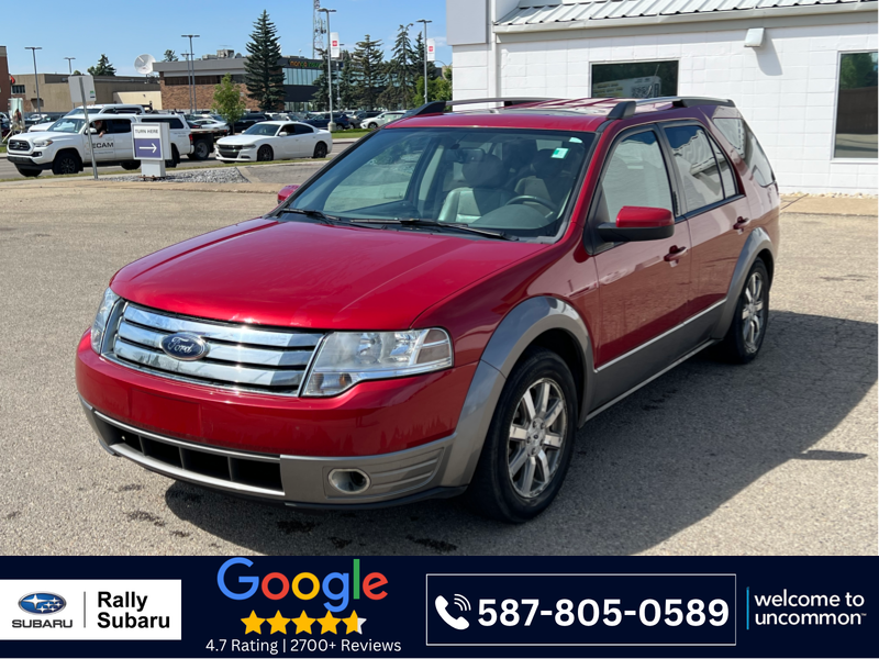 Red 2009 Ford Taurus X SUV / Crossover All-Wheel Drive Automatic