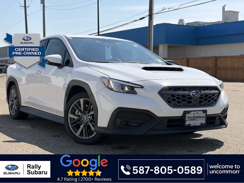 White 2024 Subaru WRX Sedan All-Wheel Drive Manual