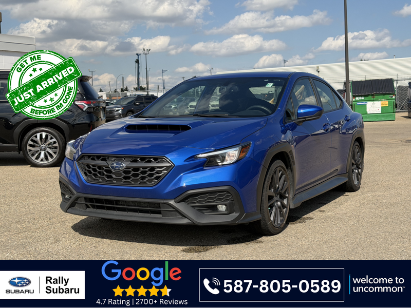 Blue 2023 Subaru WRX Sedan Manual