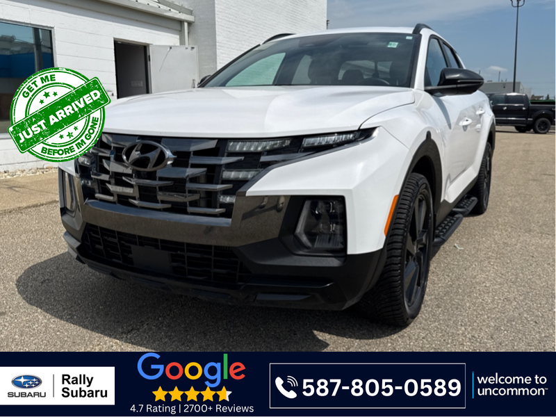 White 2024 Hyundai Santa Cruz Pickup Truck Automatic