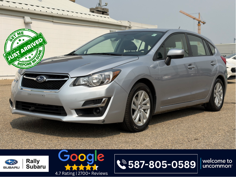 Silver 2016 Subaru Impreza Hatchback All-Wheel Drive Automatic