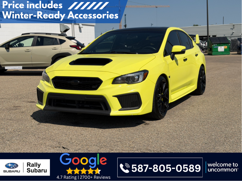 White 2019 Subaru WRX STI Sedan Manual