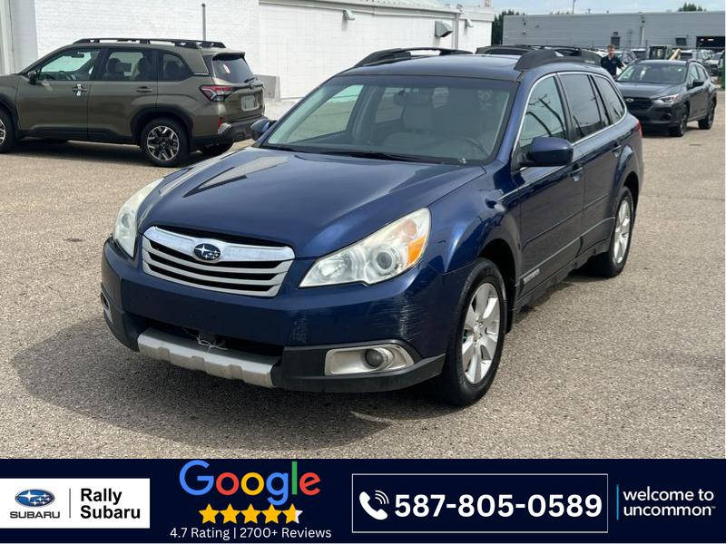 Azurite Blue Pearl 2011 Subaru Outback Wagon All-Wheel Drive Automatic