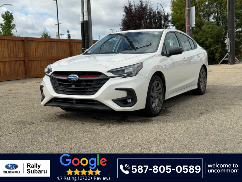 White 2024 Subaru Legacy Sedan Automatic