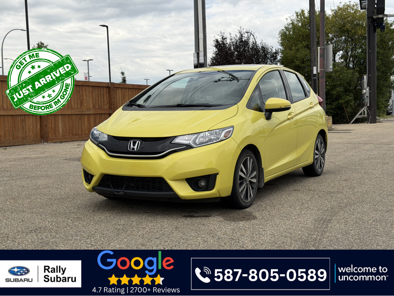 Yellow 2016 Honda Fit Hatchback Front-Wheel Drive Automatic