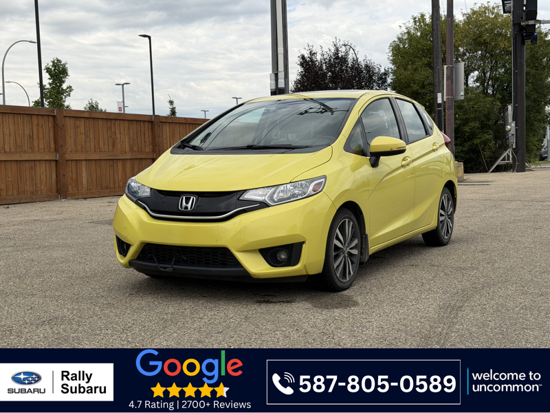 Yellow 2016 Honda Fit Hatchback Front-Wheel Drive Automatic