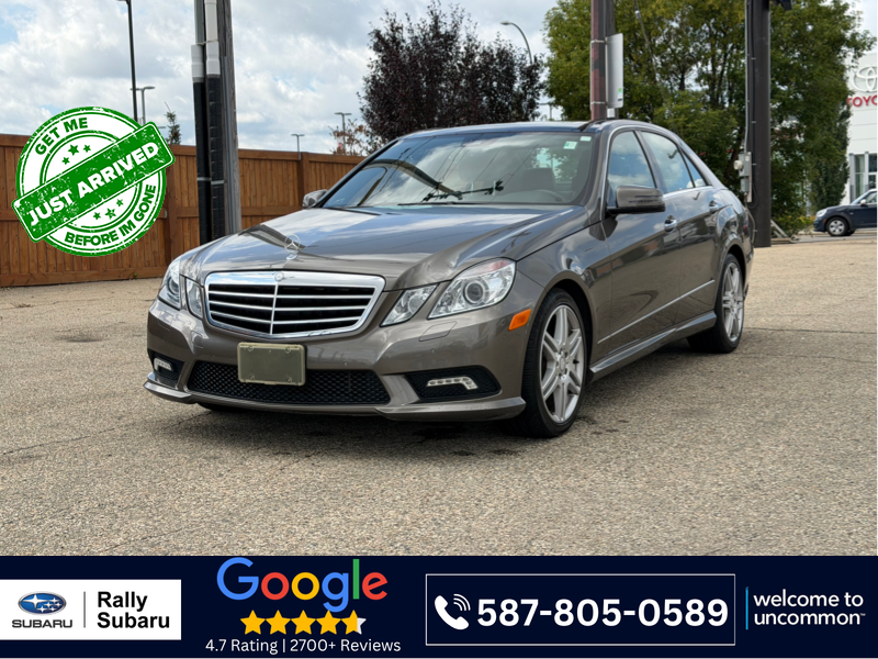 Brown 2010 Mercedes-Benz E-Class Sedan Automatic