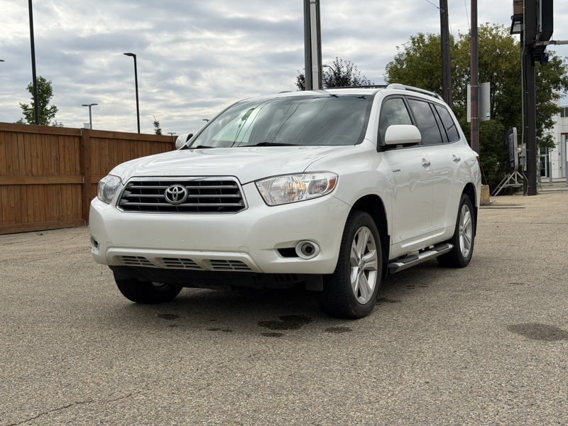 White 2008 Toyota Highlander SUV / Crossover All-Wheel Drive 5-Speed Automatic Overdrive