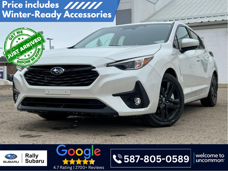 Crystal White Tricoat 2026 Subaru Impreza Wagon Automatic