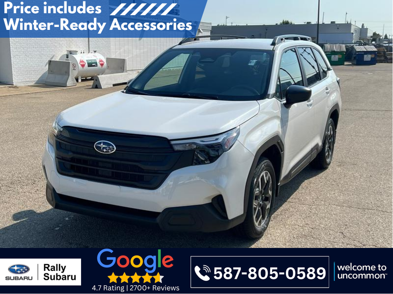 Crystal White Tricoat 2026 Subaru Forester SUV / Crossover Automatic