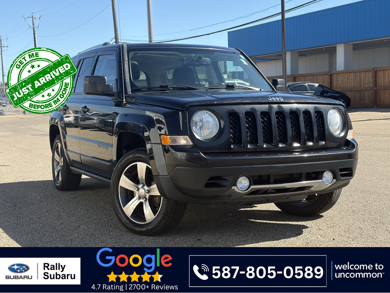 Black 2016 Jeep Patriot SUV / Crossover Four-Wheel Drive Automatic