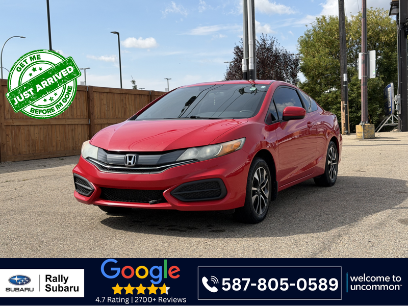 Red 2015 Honda Civic Coupe Coupe Front-Wheel Drive Manual