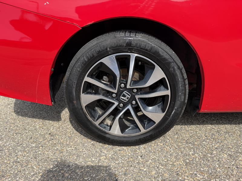 Red 2015 Honda Civic Coupe Coupe Front-Wheel Drive 5-Speed Manual