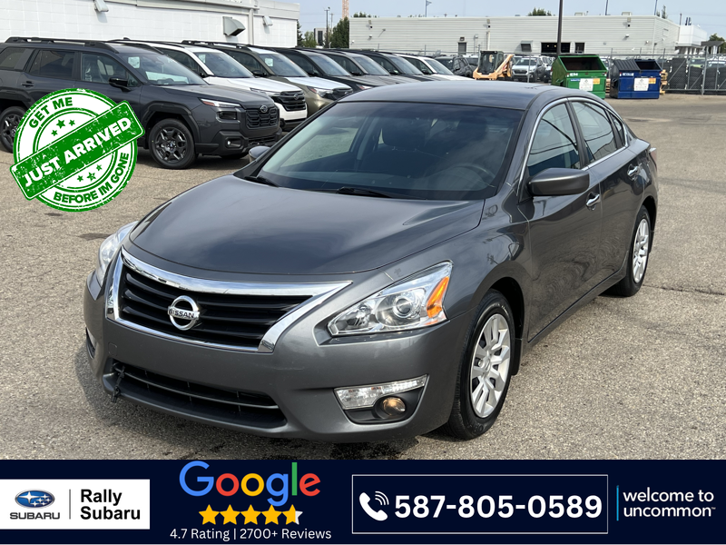 Gun Metal Metallic 2015 Nissan Altima Sedan Front-Wheel Drive Automatic