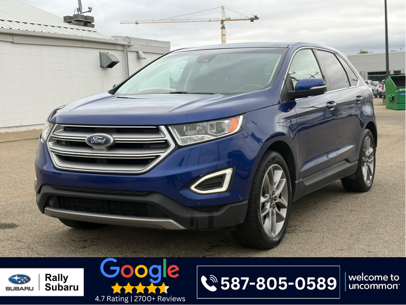 Blue 2015 Ford Edge SUV / Crossover All-Wheel Drive Automatic