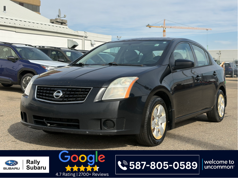 Super Black 2009 Nissan Sentra Sedan Front-Wheel Drive Automatic