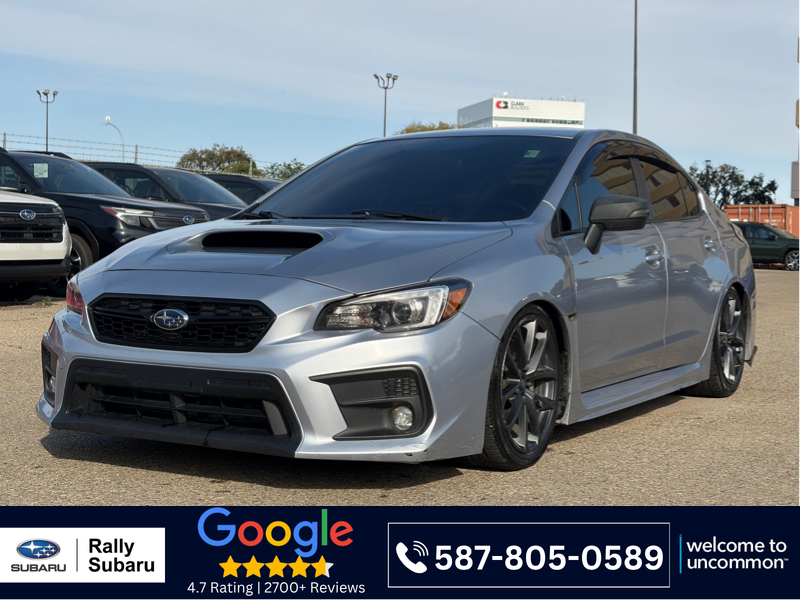 Silver 2019 Subaru WRX Sedan Manual