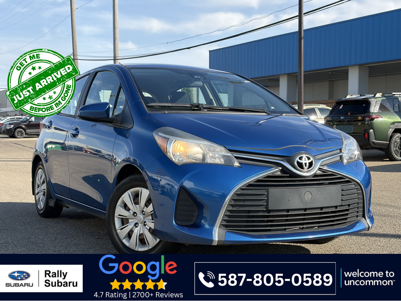 Blue 2017 Toyota Yaris Front-Wheel Drive Automatic