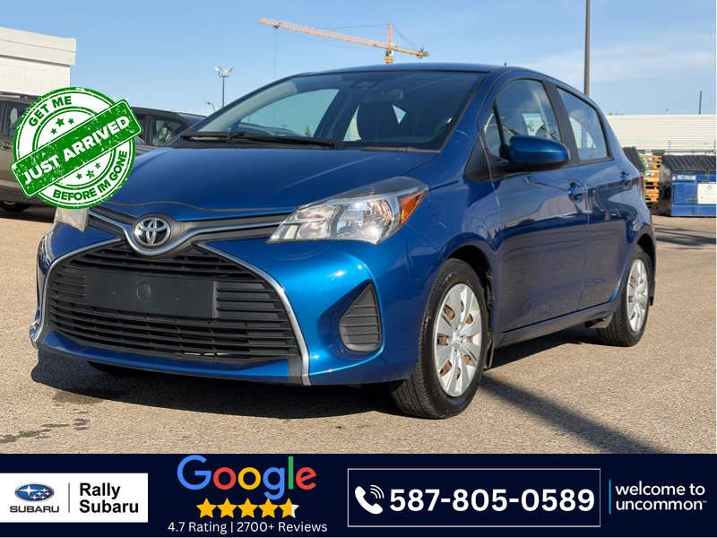 Blue 2017 Toyota Yaris Front-Wheel Drive Automatic