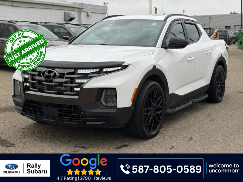White 2023 Hyundai Santa Cruz Pickup Truck  Automatic