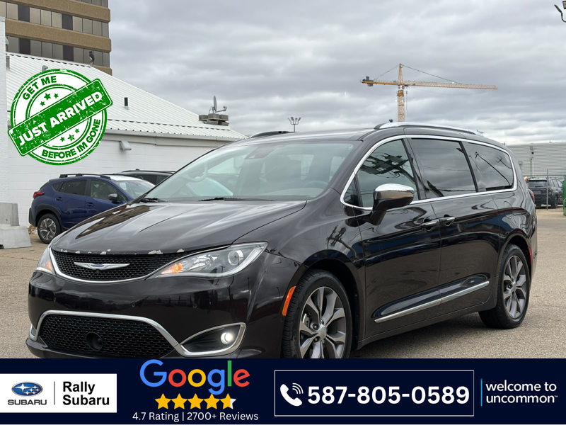 Dark Red 2018 Chrysler Pacifica Minivan Front-Wheel Drive Automatic