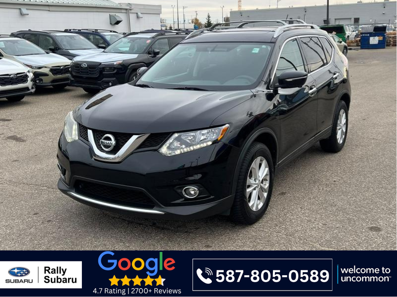 Super Black 2014 Nissan Rogue SUV / Crossover All-Wheel Drive Automatic