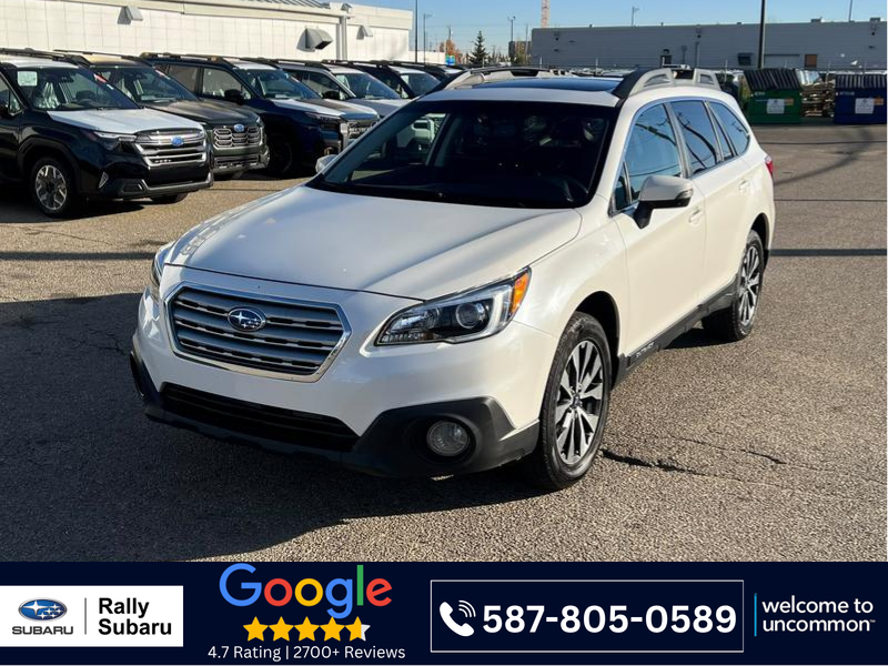 White 2016 Subaru Outback Wagon All-Wheel Drive Automatic