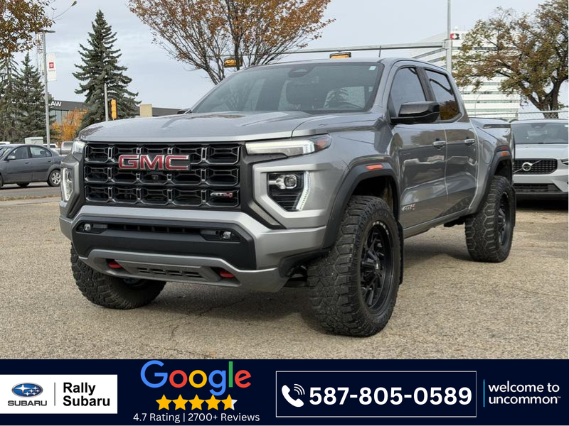 Gray 2023 GMC Canyon Pickup Truck Four-Wheel Drive Automatic