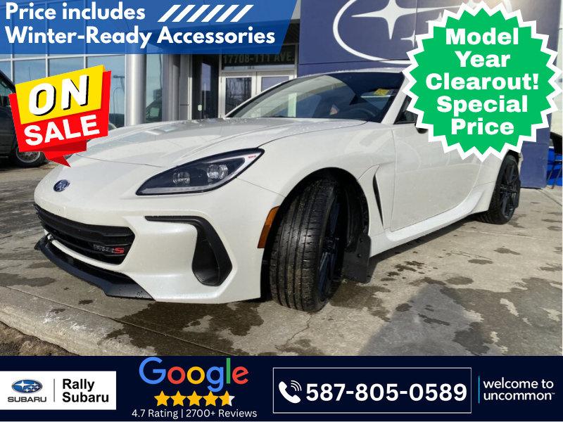 Crystal White Tricoat 2026 Subaru BRZ Coupe Rear-Wheel Drive Manual