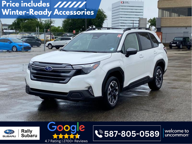 Crystal White Pearl 2026 Subaru Forester SUV / Crossover All-Wheel Drive Automatic