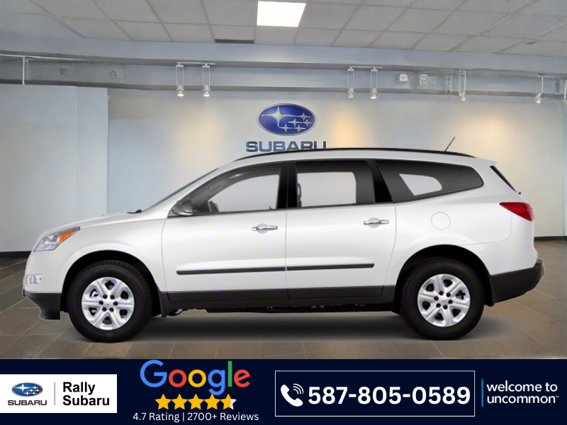 White 2012 Chevrolet Traverse SUV / Crossover All-Wheel Drive Automatic