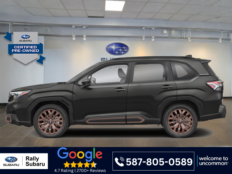 Black 2025 Subaru Forester SUV / Crossover All-Wheel Drive Automatic