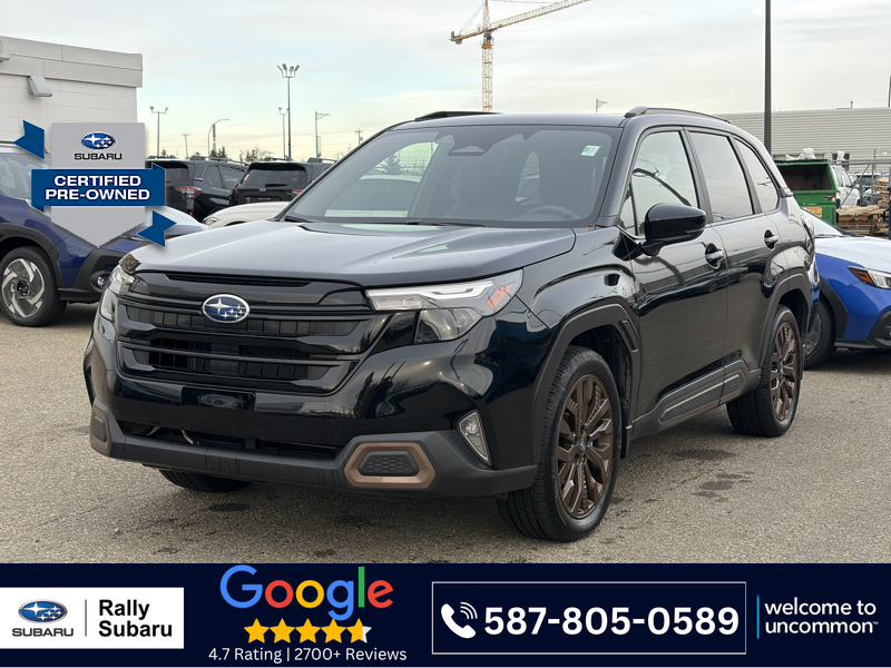 Black 2025 Subaru Forester SUV / Crossover All-Wheel Drive Automatic