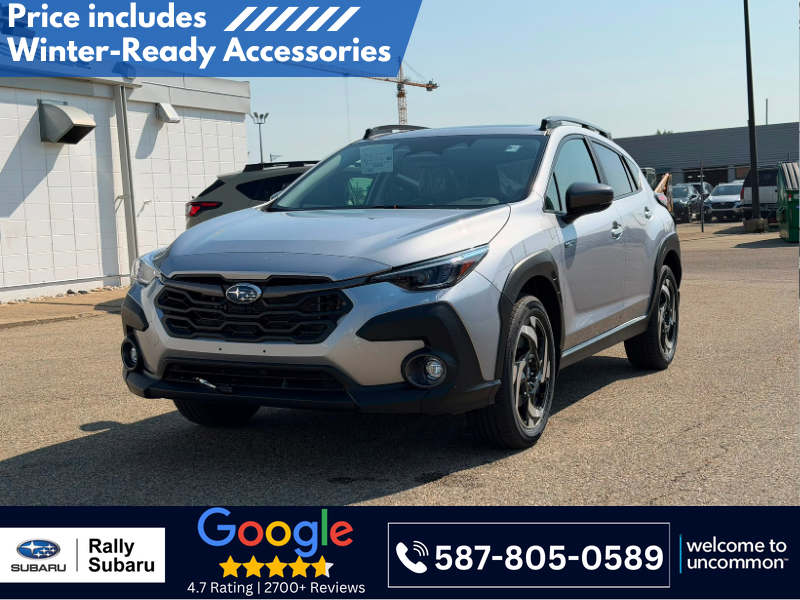 Ice Silver Metallic 2026 Subaru Crosstrek Hybrid SUV / Crossover All-Wheel Drive Automatic