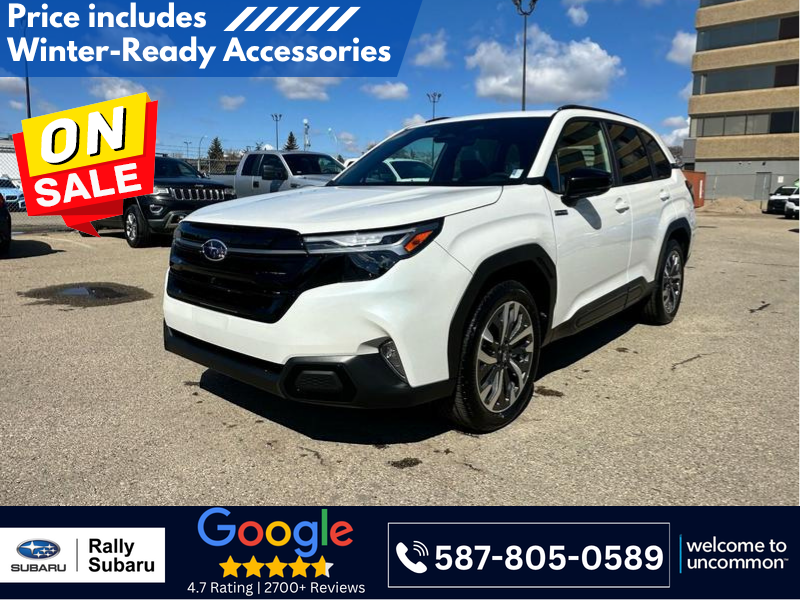 Crystal White Tricoat 2026 Subaru Forester Hybrid SUV / Crossover  Automatic
