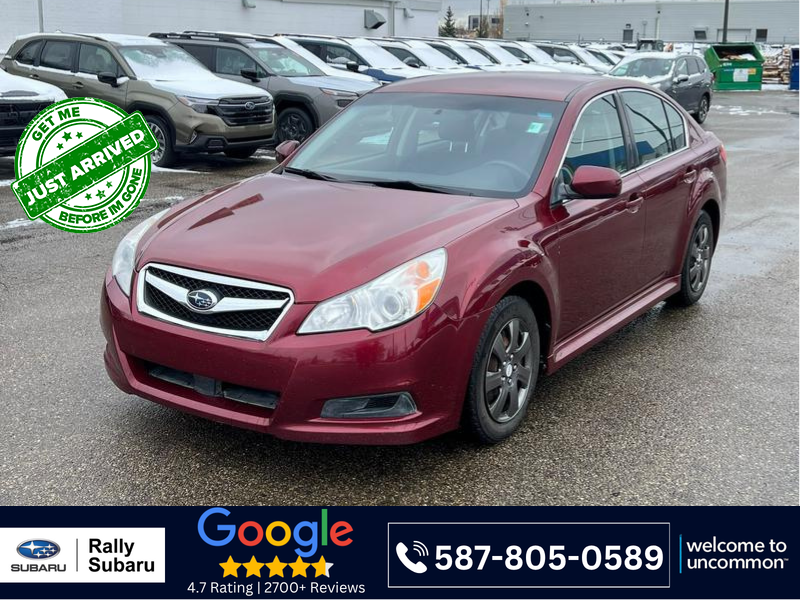 Red 2011 Subaru Legacy Sedan All-Wheel Drive Automatic