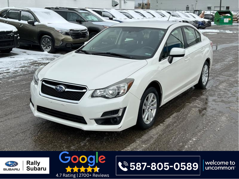 White 2016 Subaru Impreza Sedan Automatic