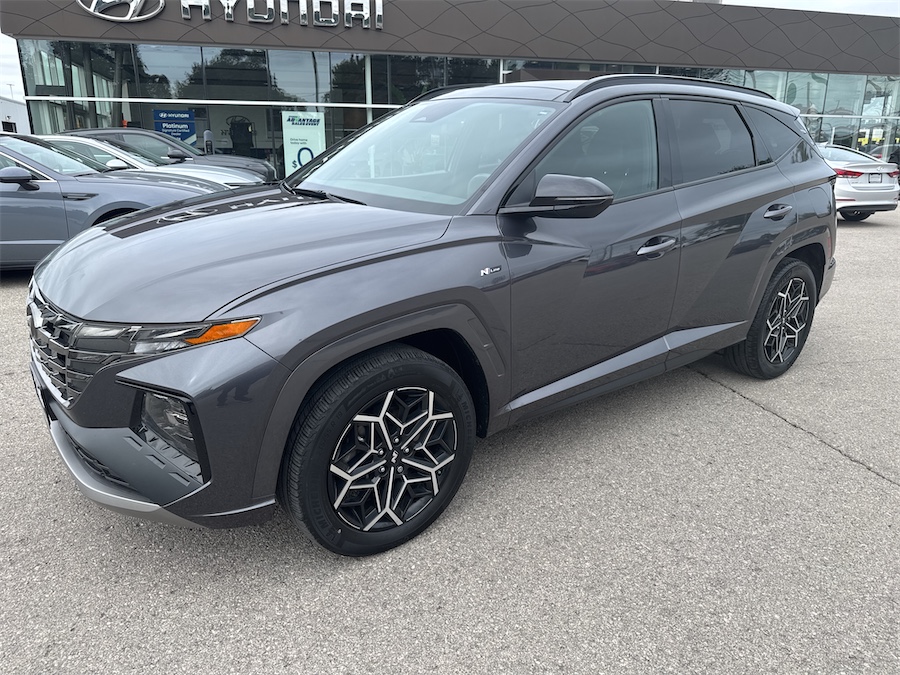 Gray (Titan Grey) 2024 Hyundai Tucson Hybrid SUV / Crossover All-Wheel Drive Automatic