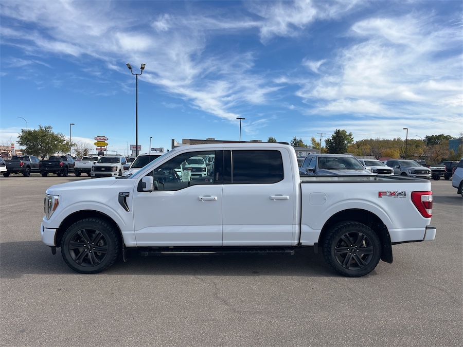 White 2021 Ford F-150 Pickup Truck Four-Wheel Drive Automatic