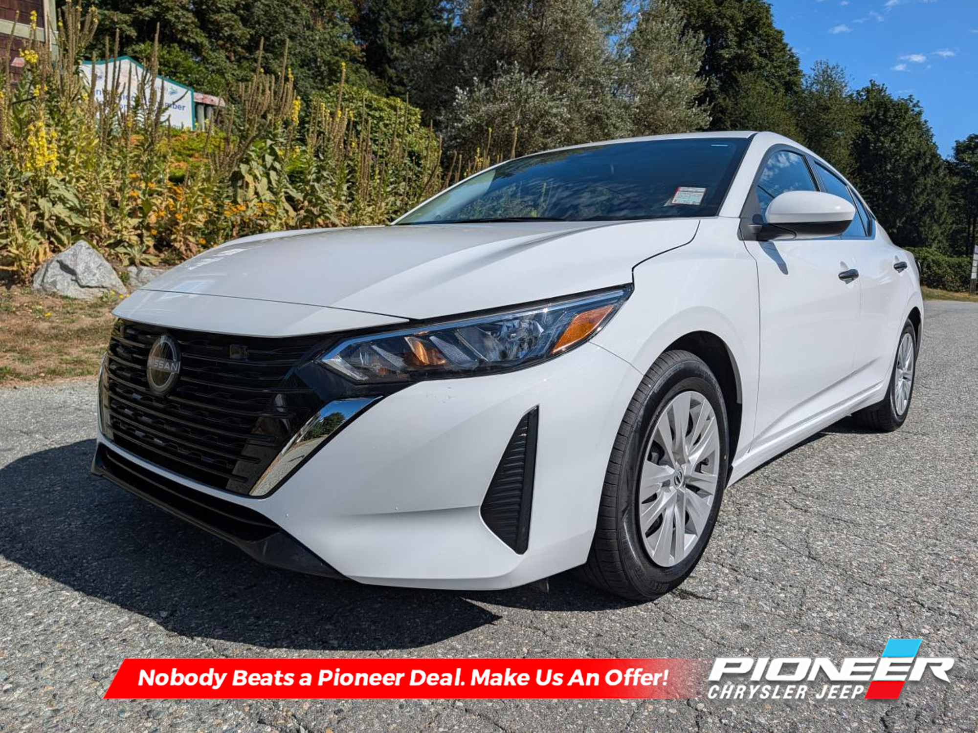 White 2024 Nissan Sentra Sedan Front-Wheel Drive Manual