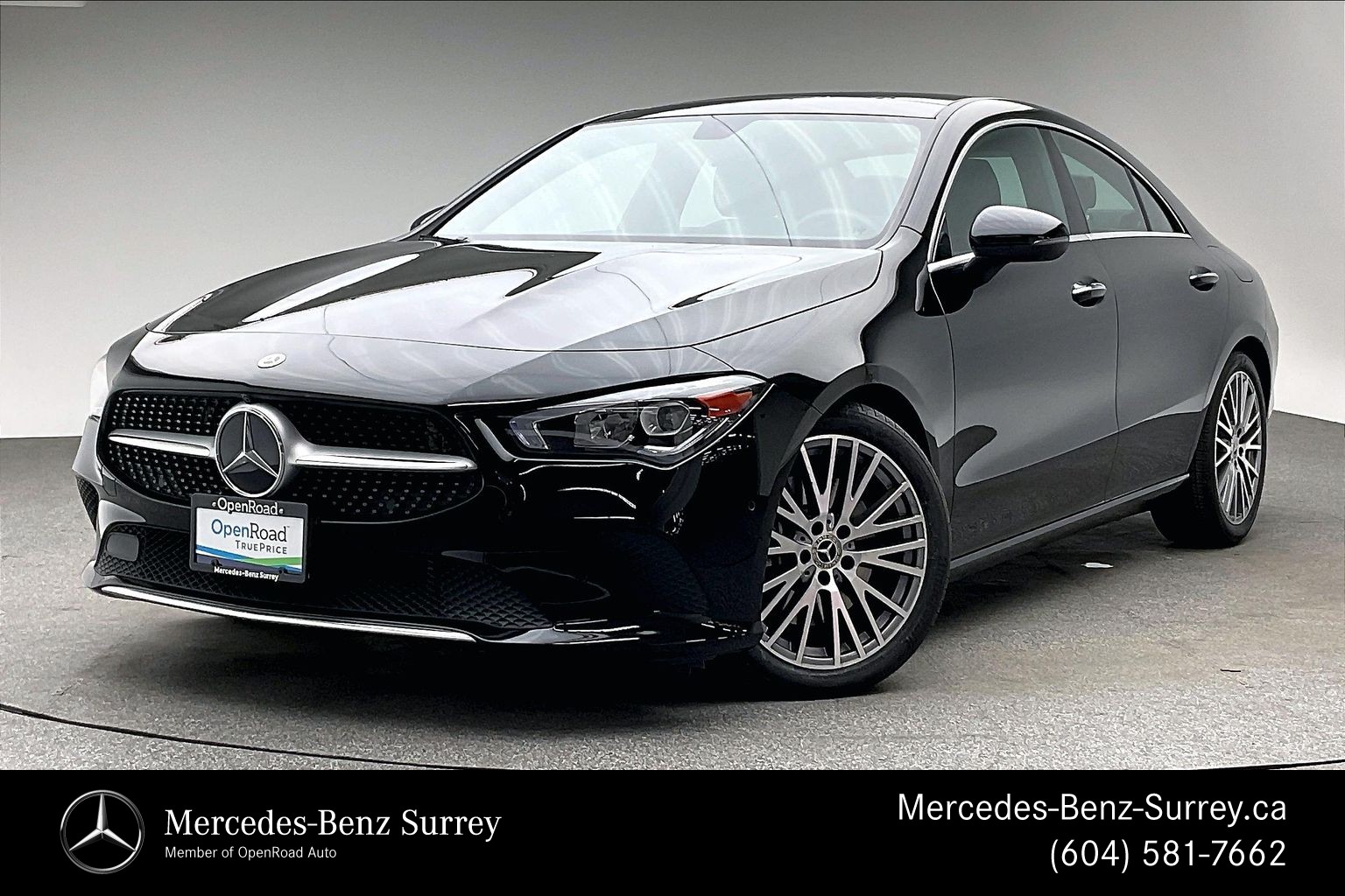 Night Black 2023 Mercedes-Benz CLA 250 4MATIC Coupe All-Wheel Drive Automatic
