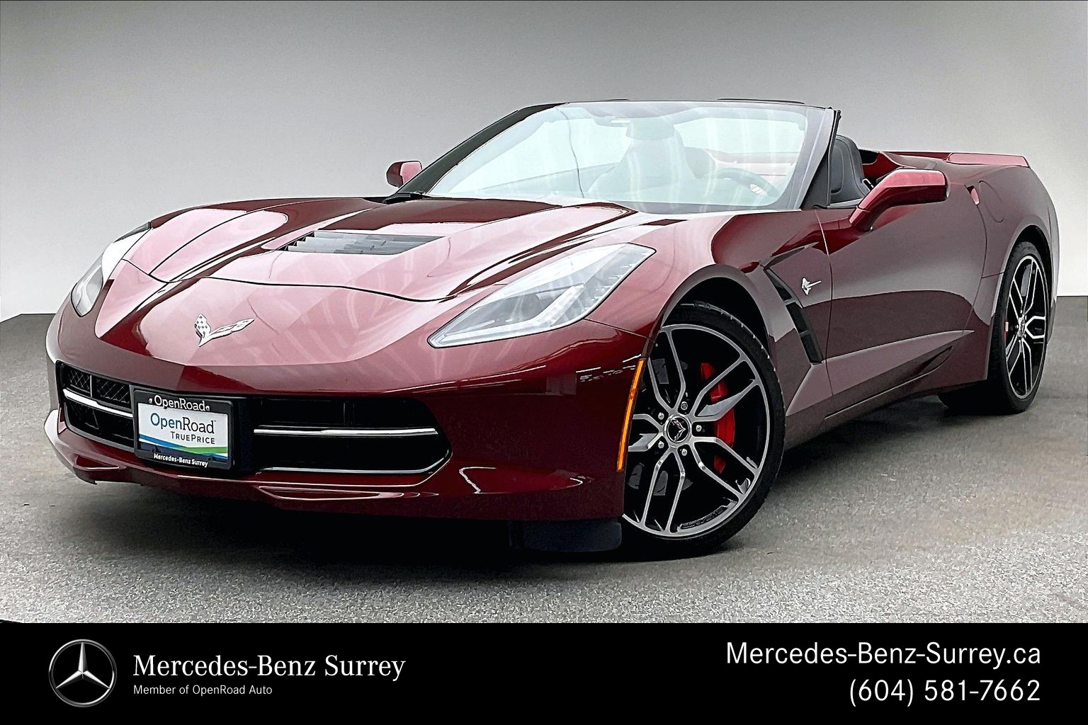 Long Beach Red Tintcoat (met) - Kalahari Top 2017 Chevrolet Corvette Convertible Rear-Wheel Drive Automatic