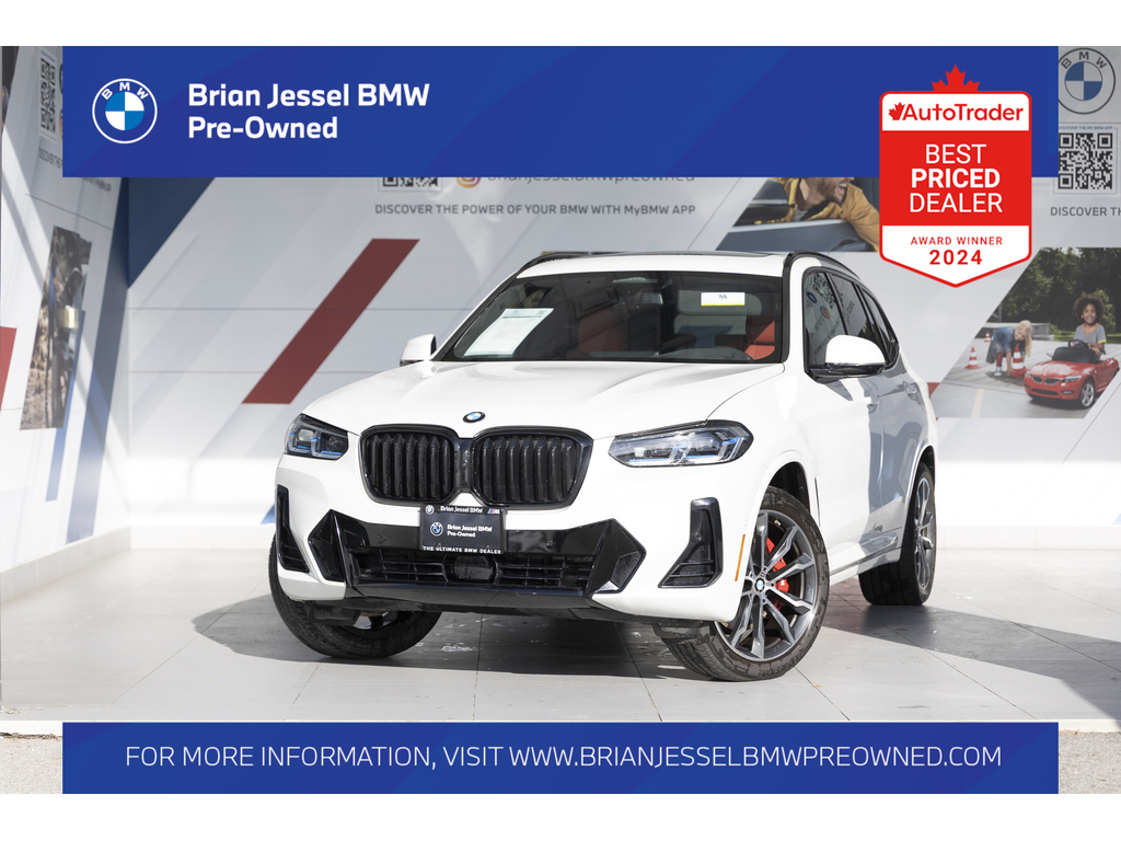 White Metallic 2024 BMW X3 xDrive30i AWD SUV / Crossover All-Wheel Drive Automatic