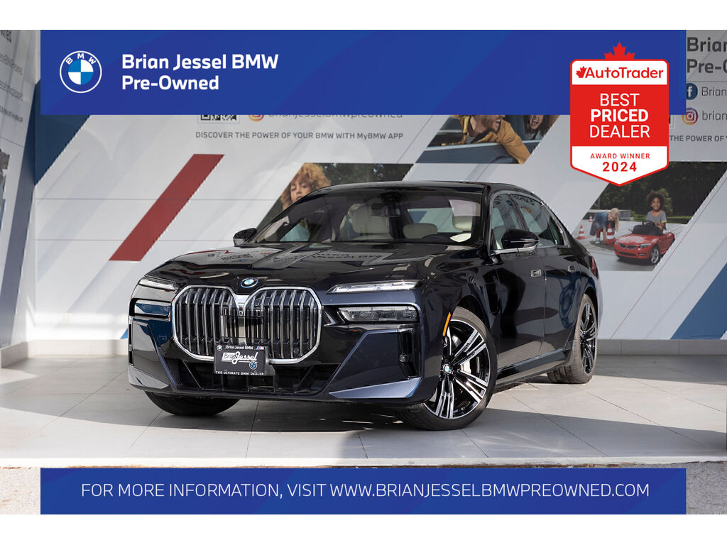 Carbon Black Metallic 2024 BMW 7 Series 750e xDrive AWD Sedan All-Wheel Drive Automatic
