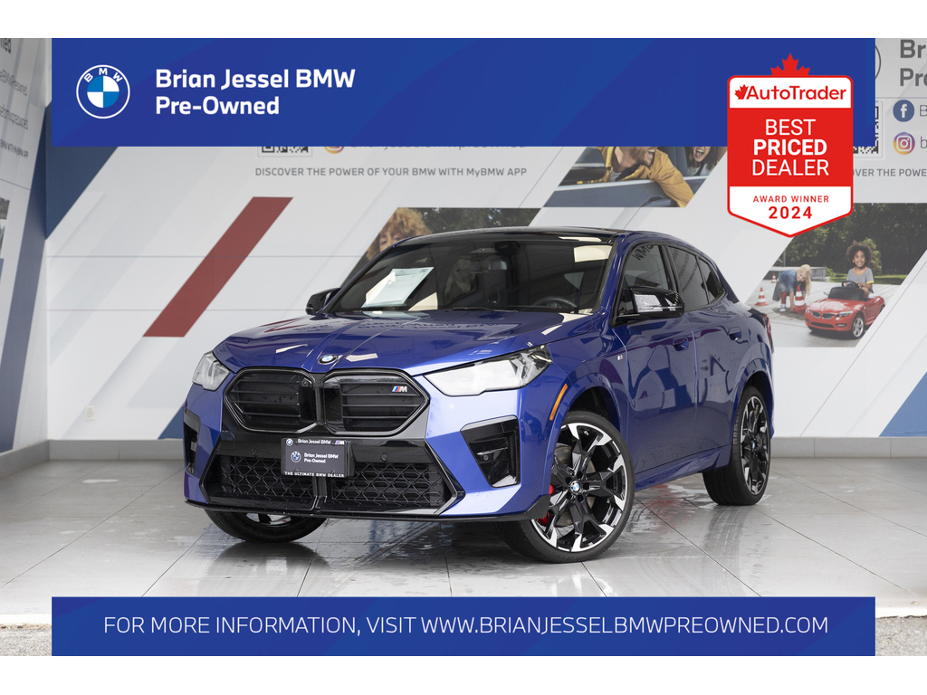 Blue Metallic 2024 BMW X2 M35i AWD SUV / Crossover All-Wheel Drive Automatic